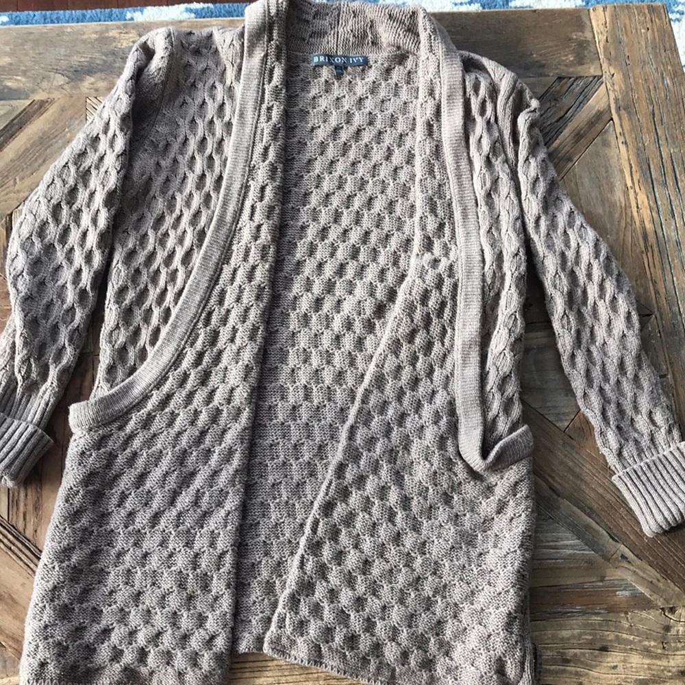 Heavy sweater cardigan